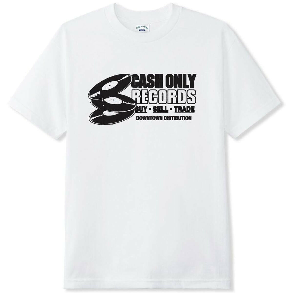 Cash Only - Promotional Use Tee White.