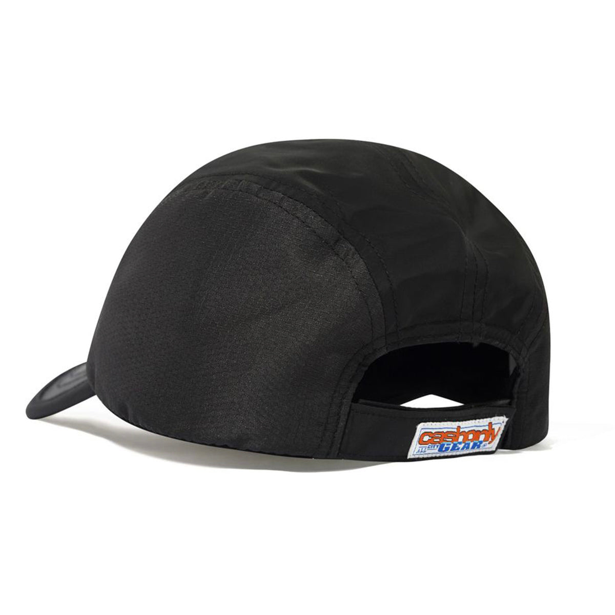 Cash Only - Stencil 4 Panel Cap Black.