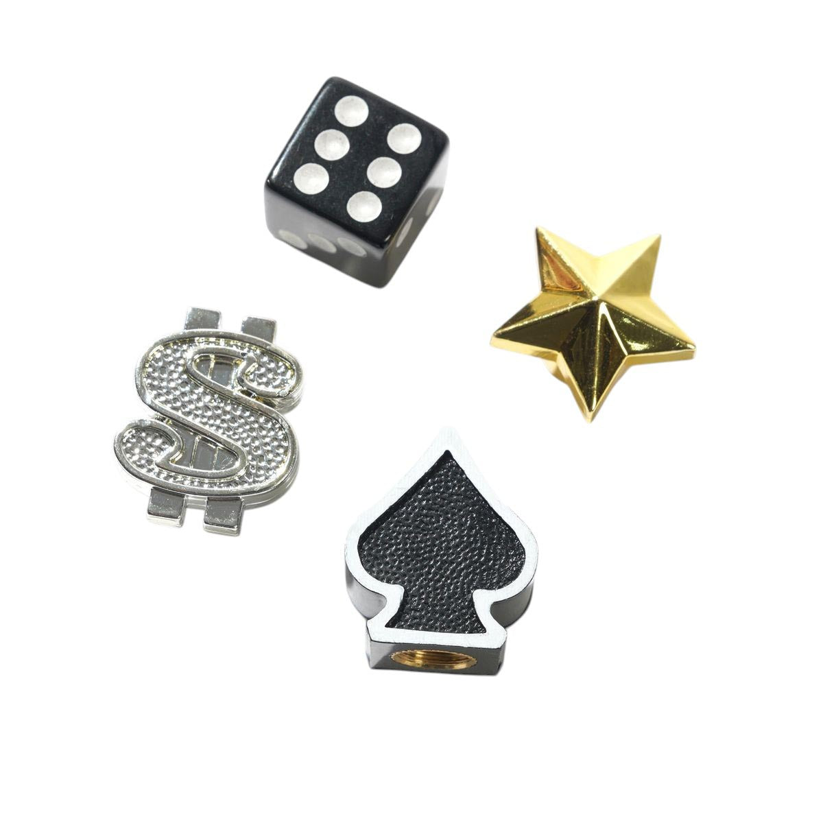 Cash Only Tyre Valve Cap Set Detail 1