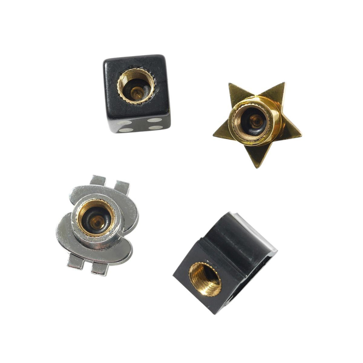Cash Only Tyre Valve Cap Set Detail 2