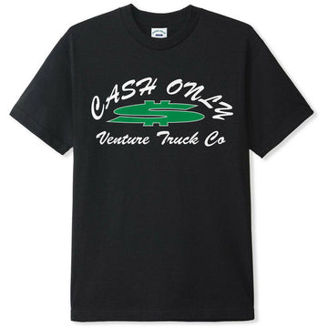 Cash Only - Venture Dollar Sign Tee Black.