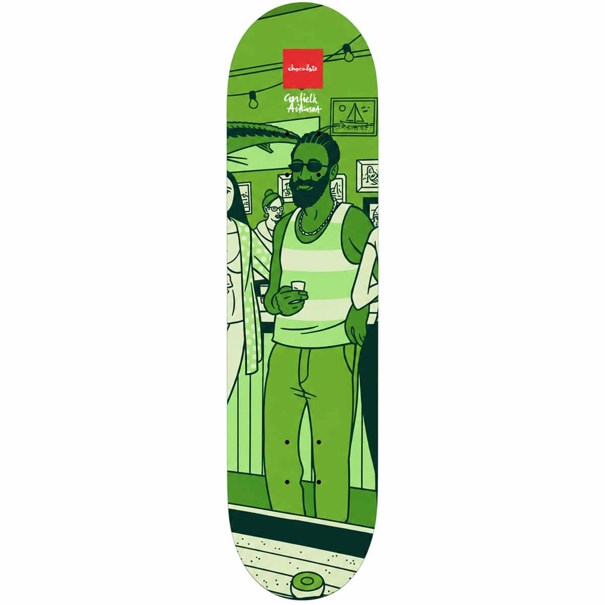 Chocolate - Carlisle Aikens Bar Series III 8.5 Skateboard Deck