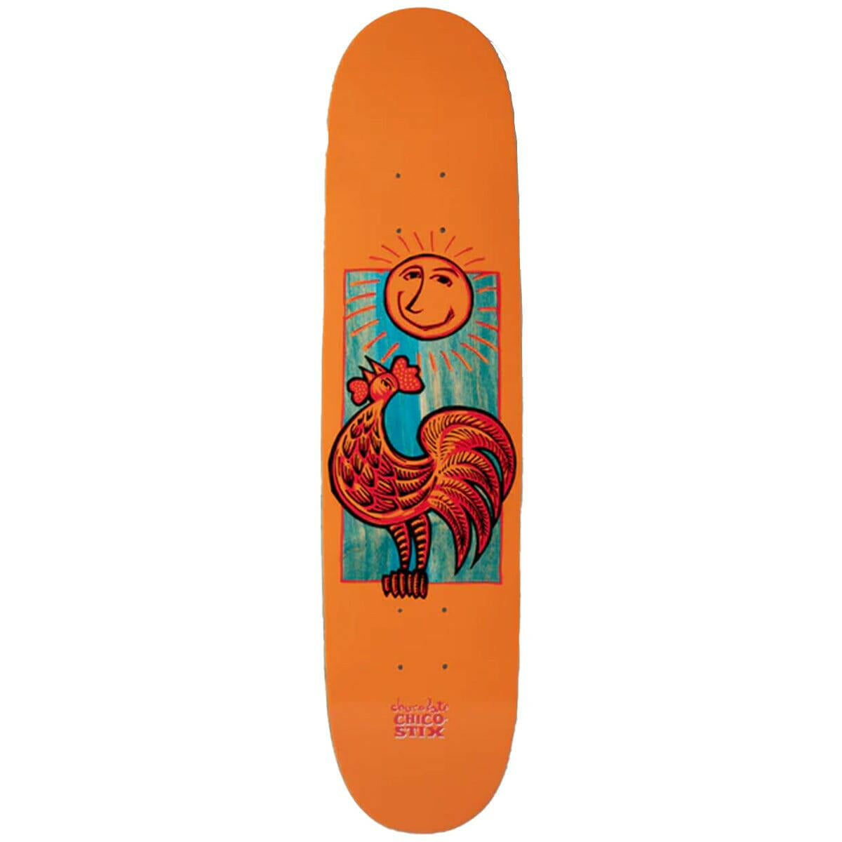 Chocolate - Chico Brenes Nicaraguan Sunrise 7.5 Reissue Skateboard Deck.