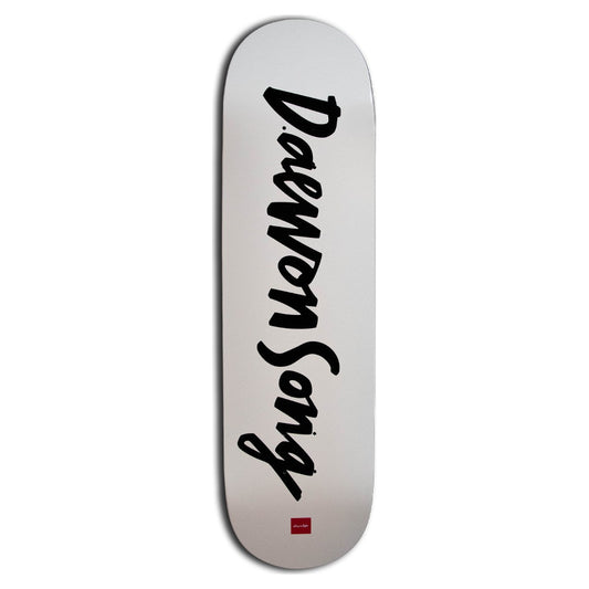Chocolate - Daewon Song Chunk White 8.375 Skateboard Deck - bottom graphic