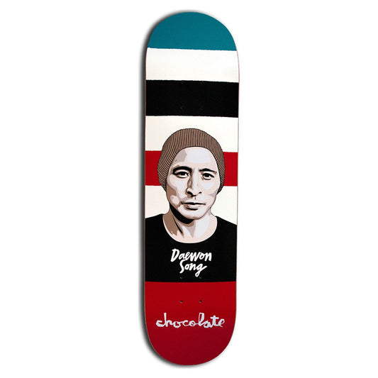 Chocolate - Daewon Song Portrait Multi 8.0 Skateboard Deck - bottom graphic