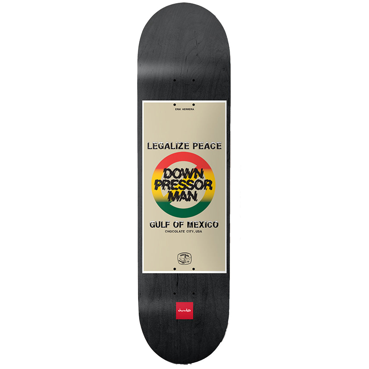 Chocolate Erik Herrera Know Your Rights 8.5 Skateboard Deck