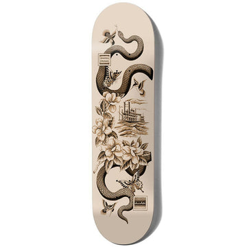 Chocolate - Jordan Trahan Return to the Bayou 8.5 Skateboard Deck.