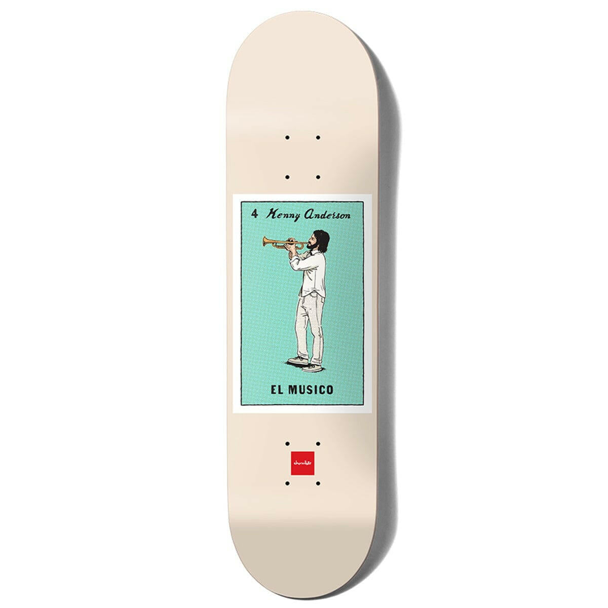 Chocolate - Kenny Anderson El Musico 8.25 Skateboard Deck.