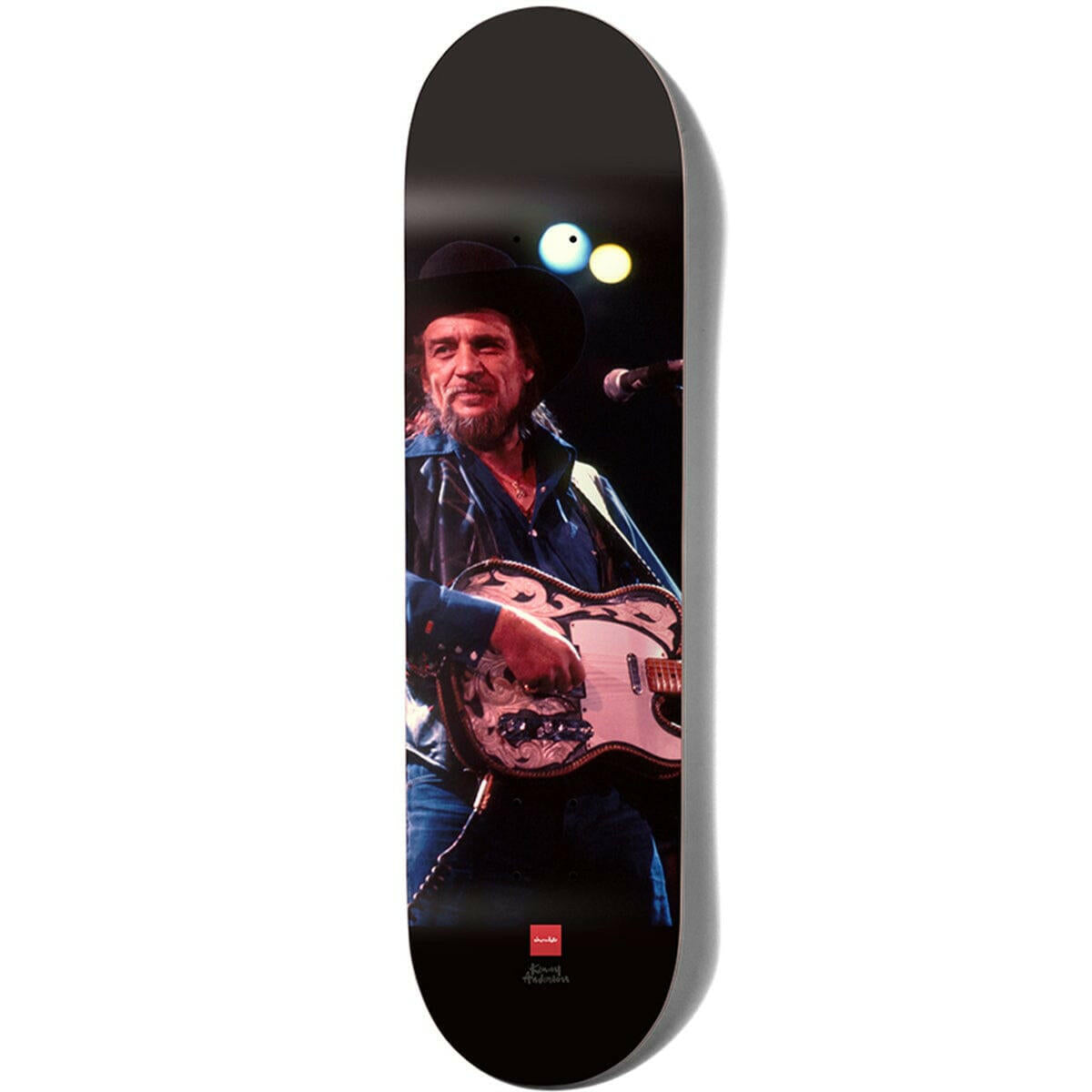 Chocolate - Kenny Anderson Waylon Jennings Twin 8.25 Skateboard Deck.