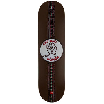 Chocolate - Stevie Perez Chicano Power 8.25 Skateboard Deck.