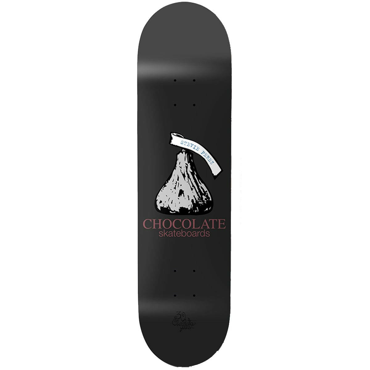 Chocolate - Stevie Perez Chocolate Kiss Twin 8.5 Skateboard Deck.