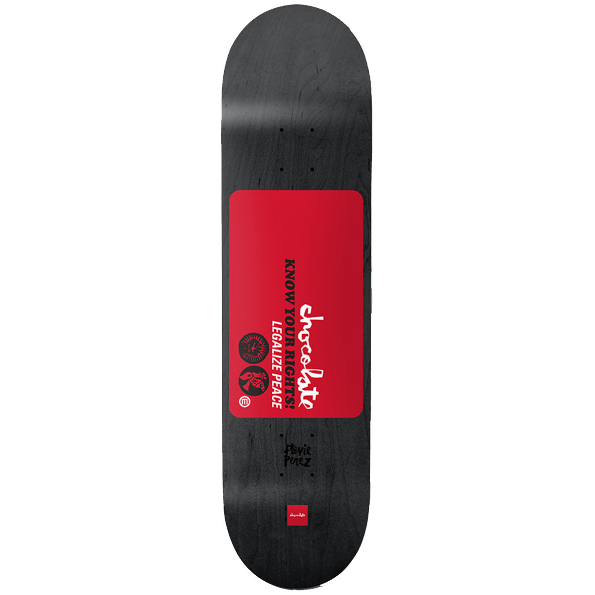 Chocolate Stevie Perez Know Your Rights 8.0 Skateboard Deck