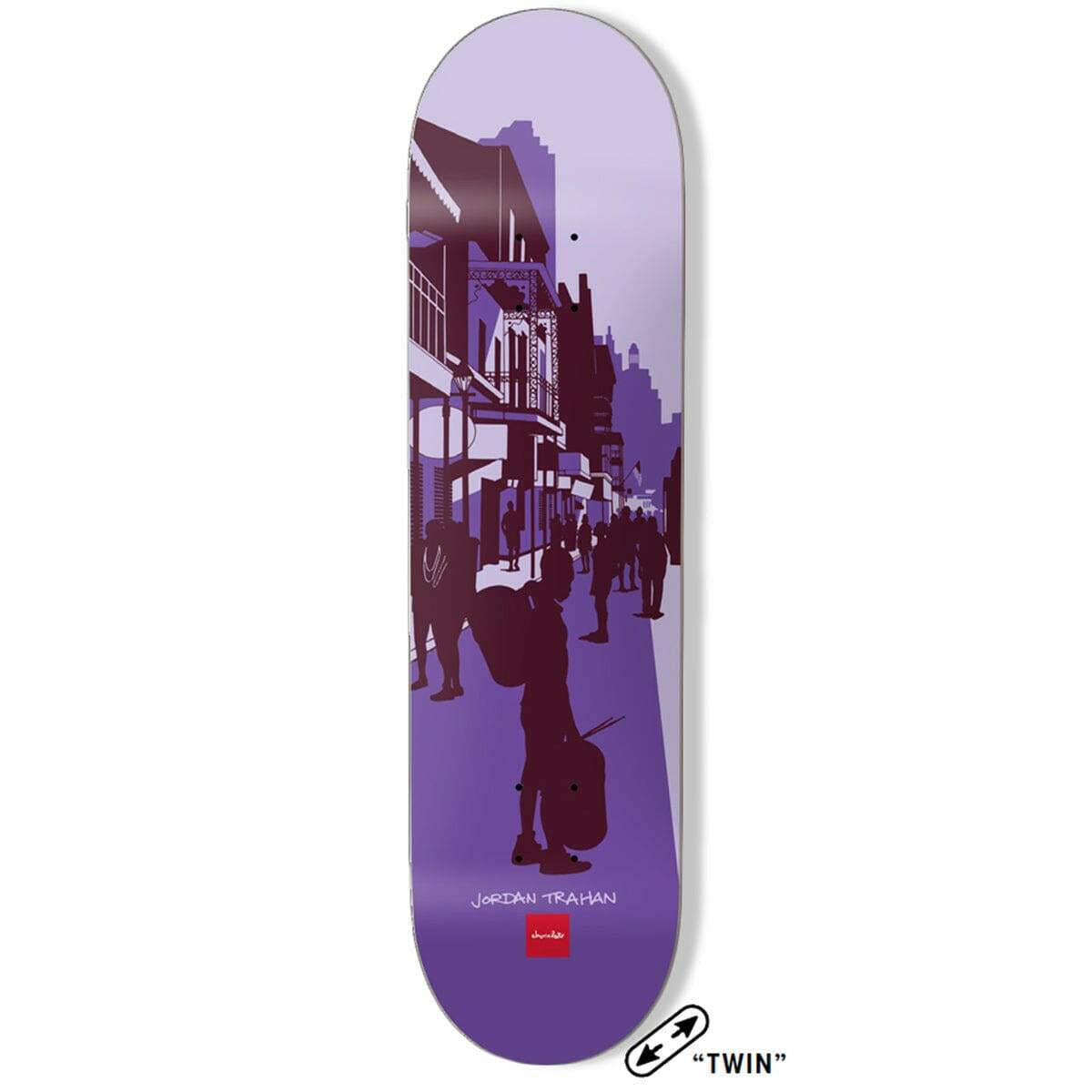 Chocolate - Jordan Trahan City 23 8.5 Skateboard Deck.