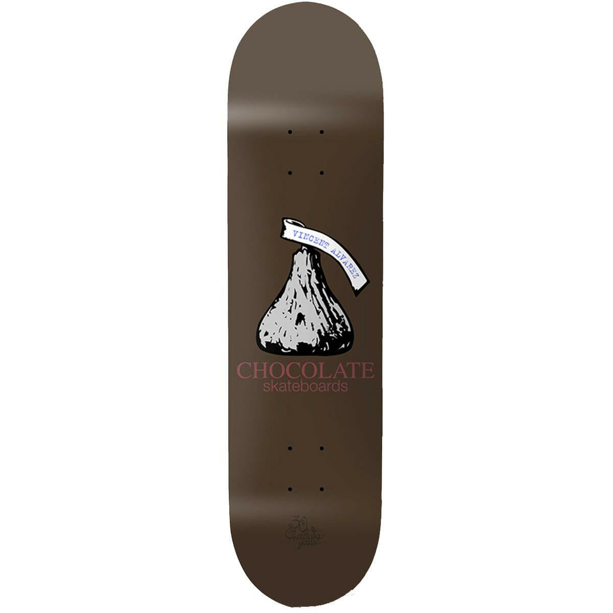 Chocolate - Vincent Alvarez Chocolate Kiss 8.0 Skateboard Deck.