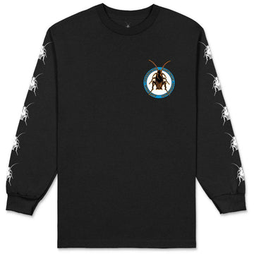 Cockroach - Classic Roach Longsleeve Tee Black/Orange/Blue.