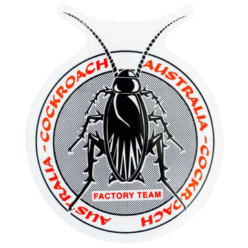 Cockroach - Factory Team 4" Sticker.