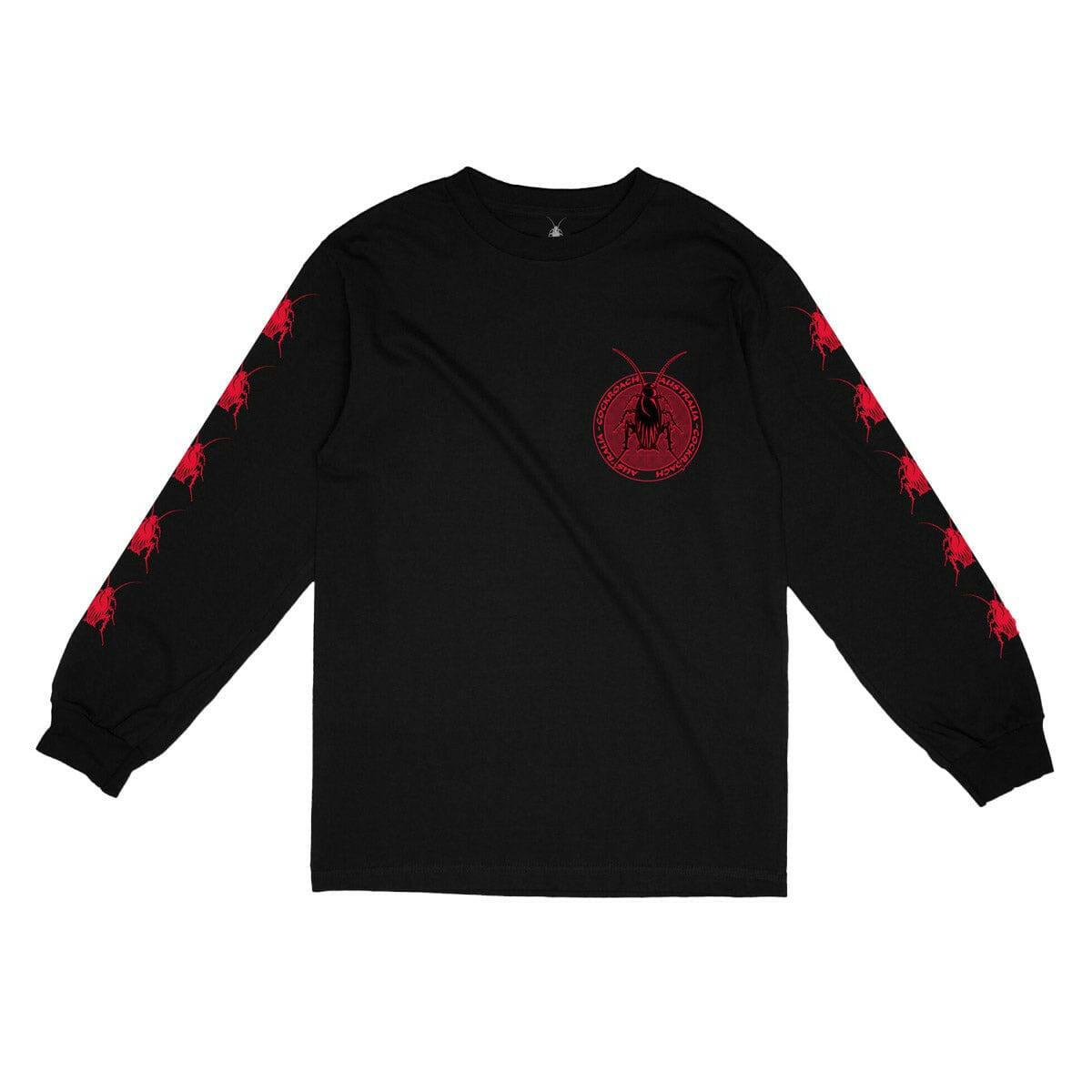 Cockroach - Pest Longsleeve Tee Black/Red.
