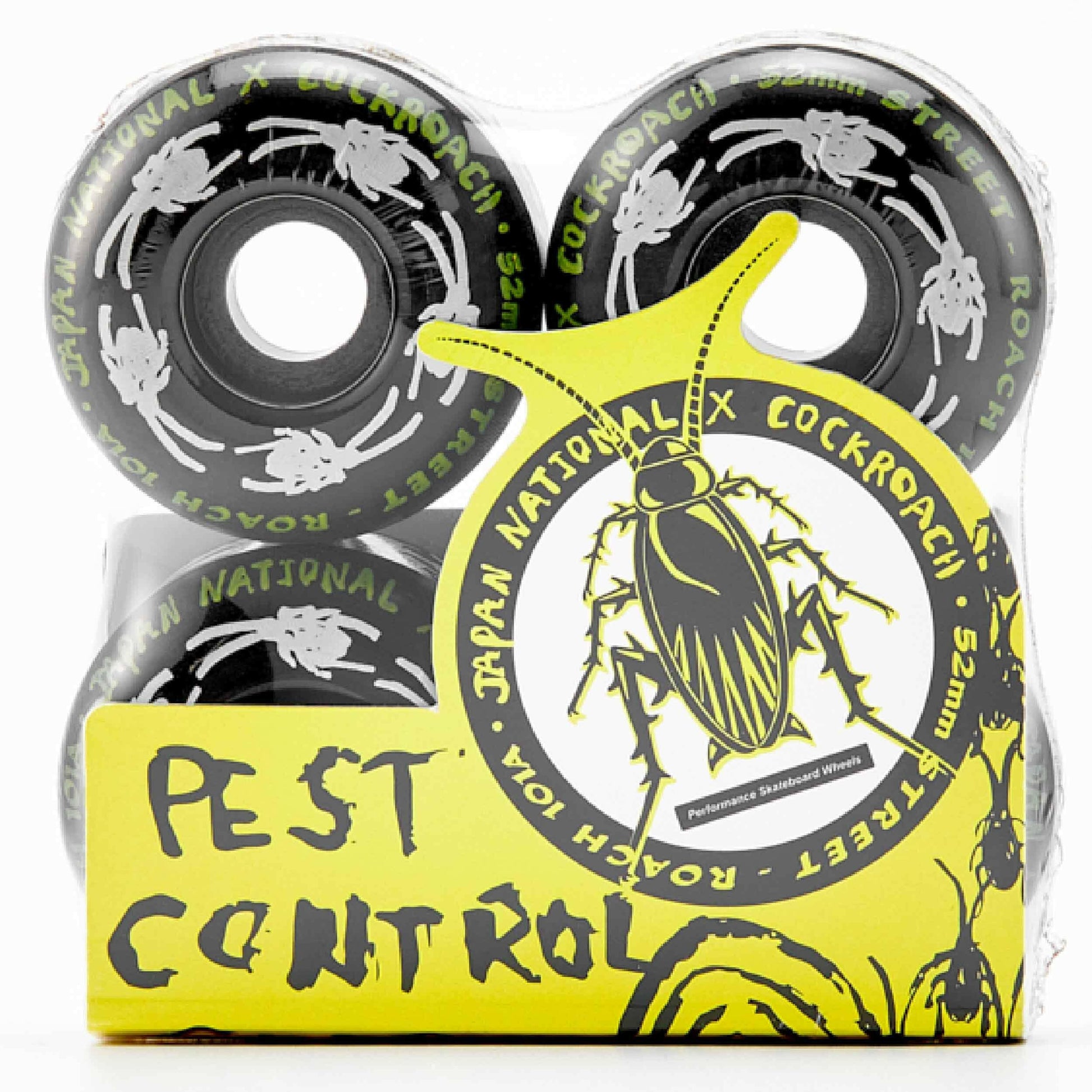 Cockroach - Street Riders X Japan National 52MM 101A Skateboard Wheels.