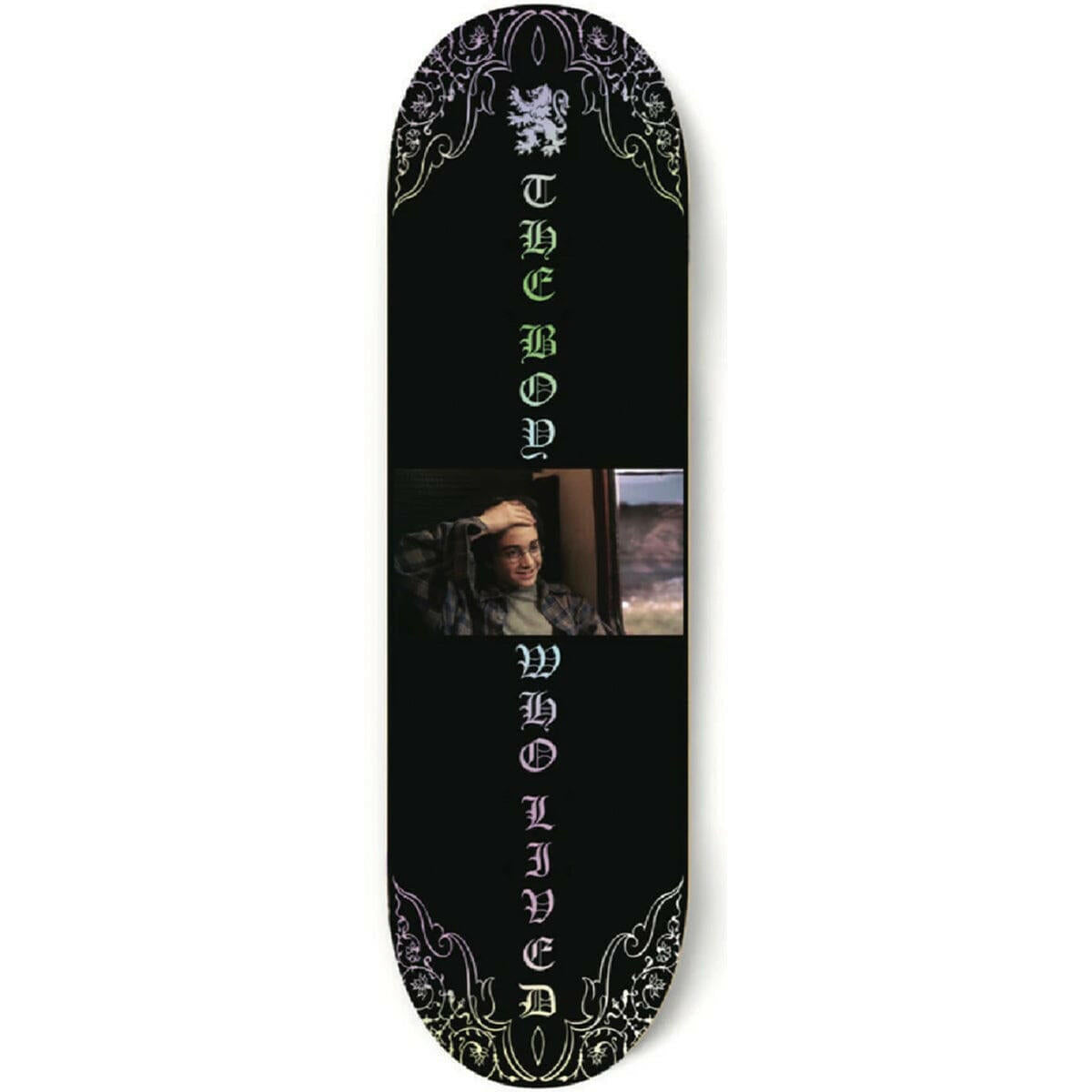 Color Bars - Harry Potter Boy Who Lived 8.25 Skateboard Deck.