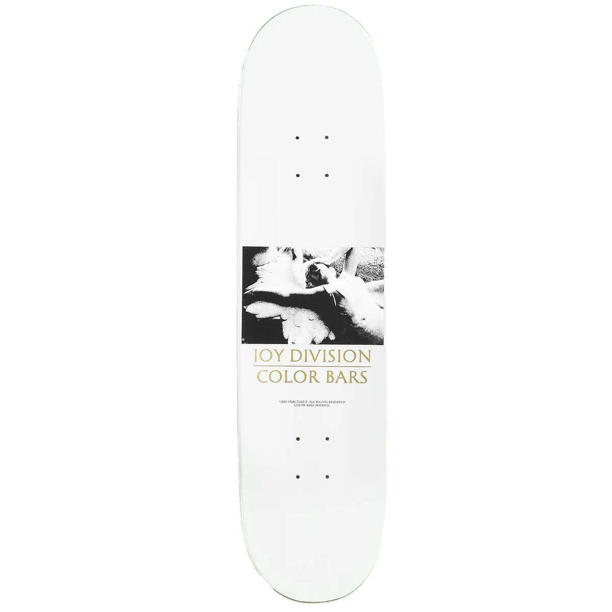 Color Bars - Joy Division Further Apart 8.25 Skateboard Deck.
