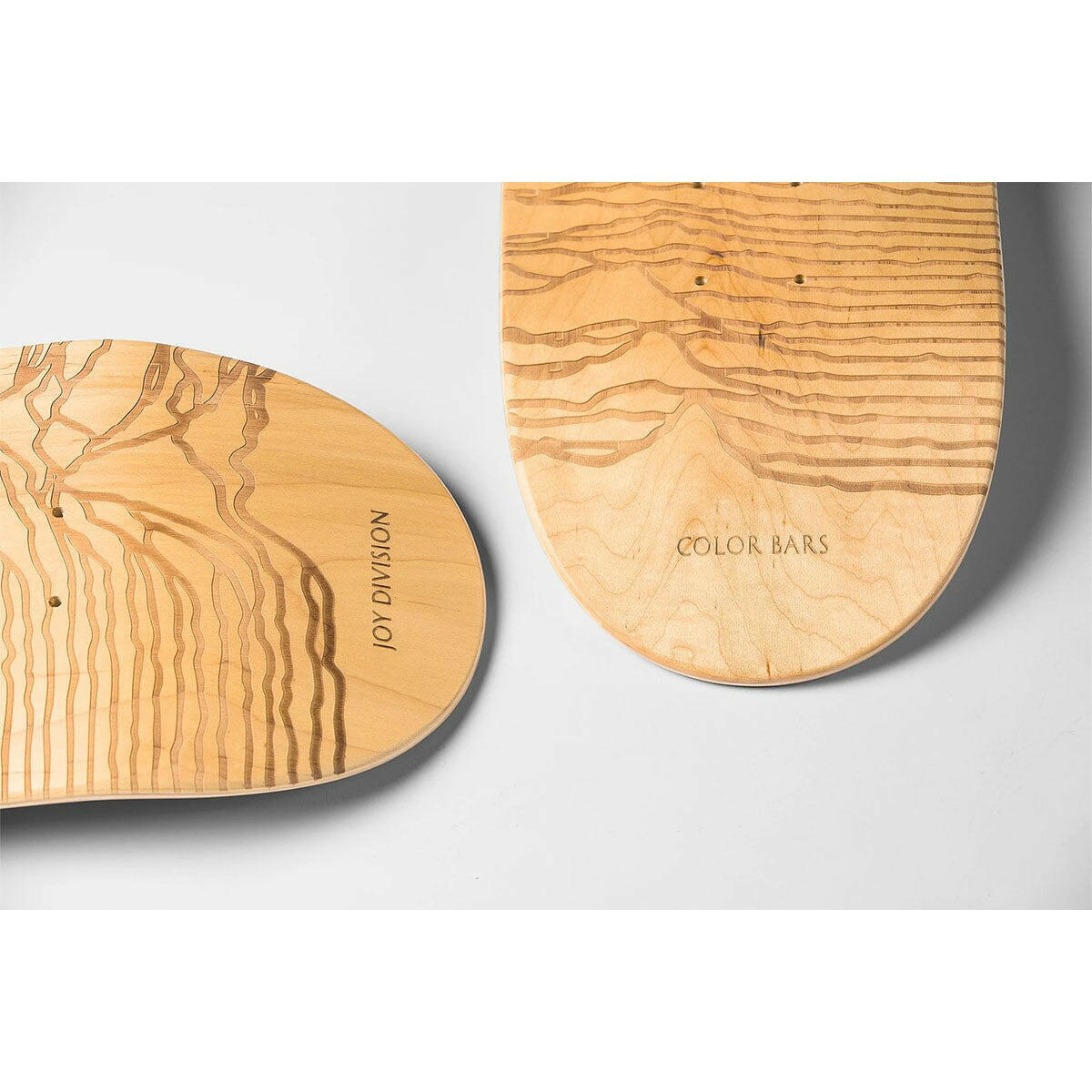 Color Bars - Joy Division Unkown Pleasures Skateboard Deck Set.