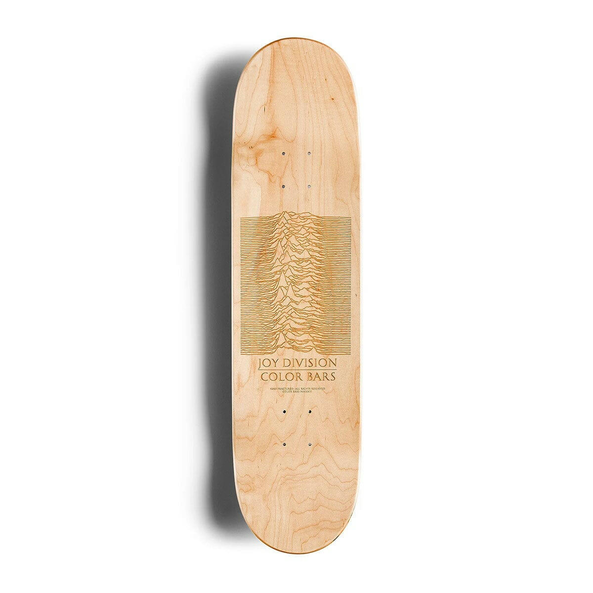 Color Bars - Joy Division Unkown Pleasures Skateboard Deck Set.