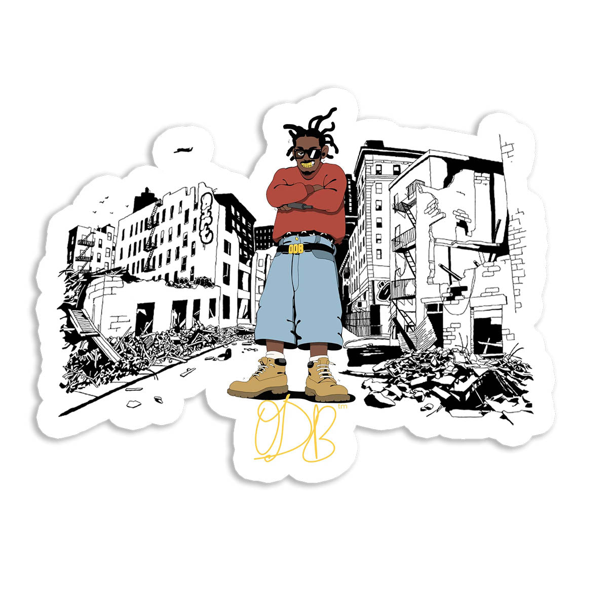 Color Bars ODB Sticker Pack 3