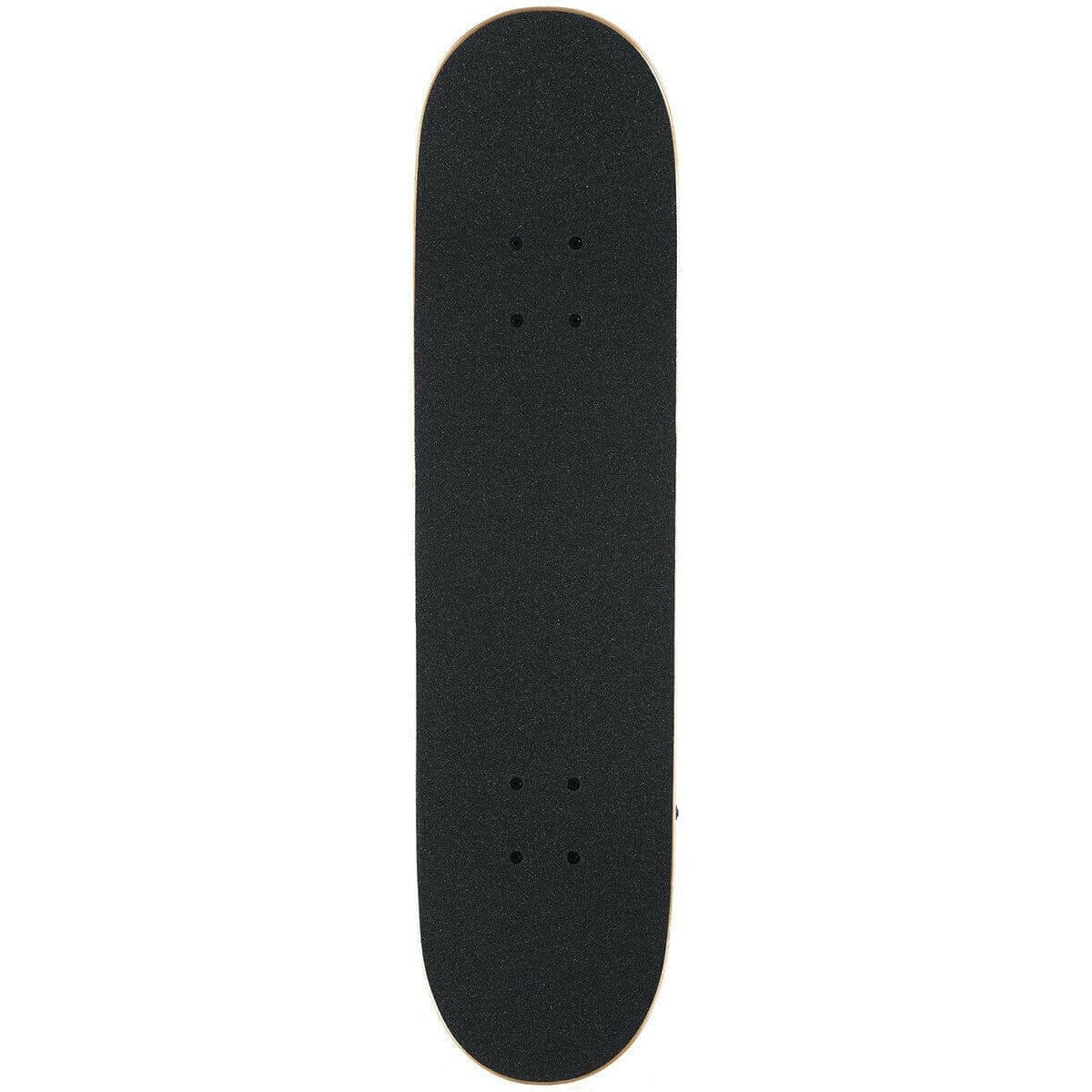 Complete skateboard top black grip tape