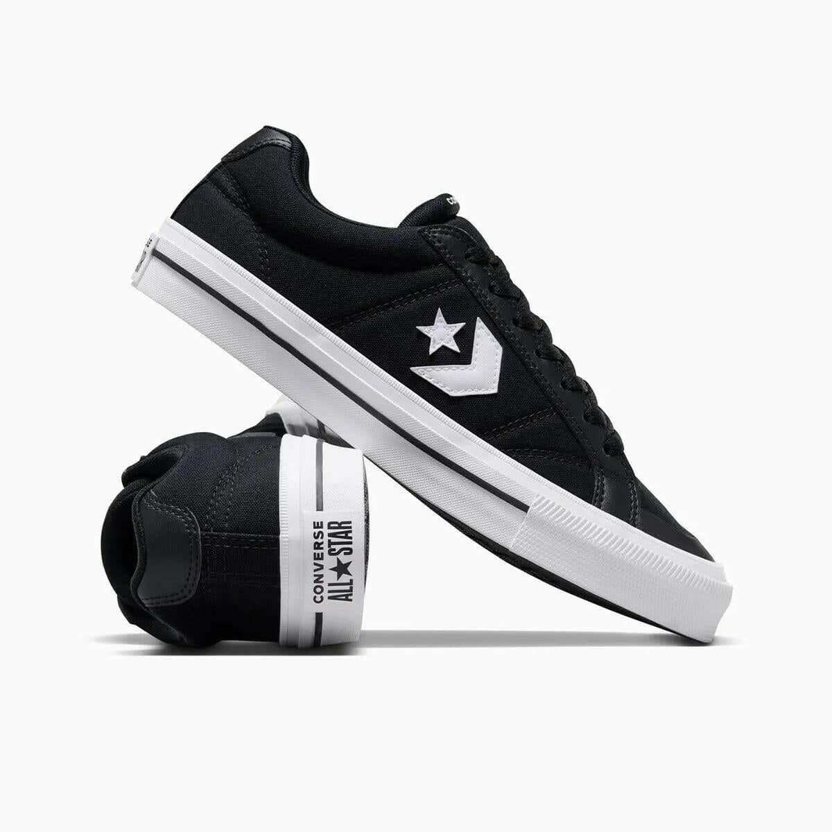 Converse - Sport Casual Low Shoes Black/Black/White.