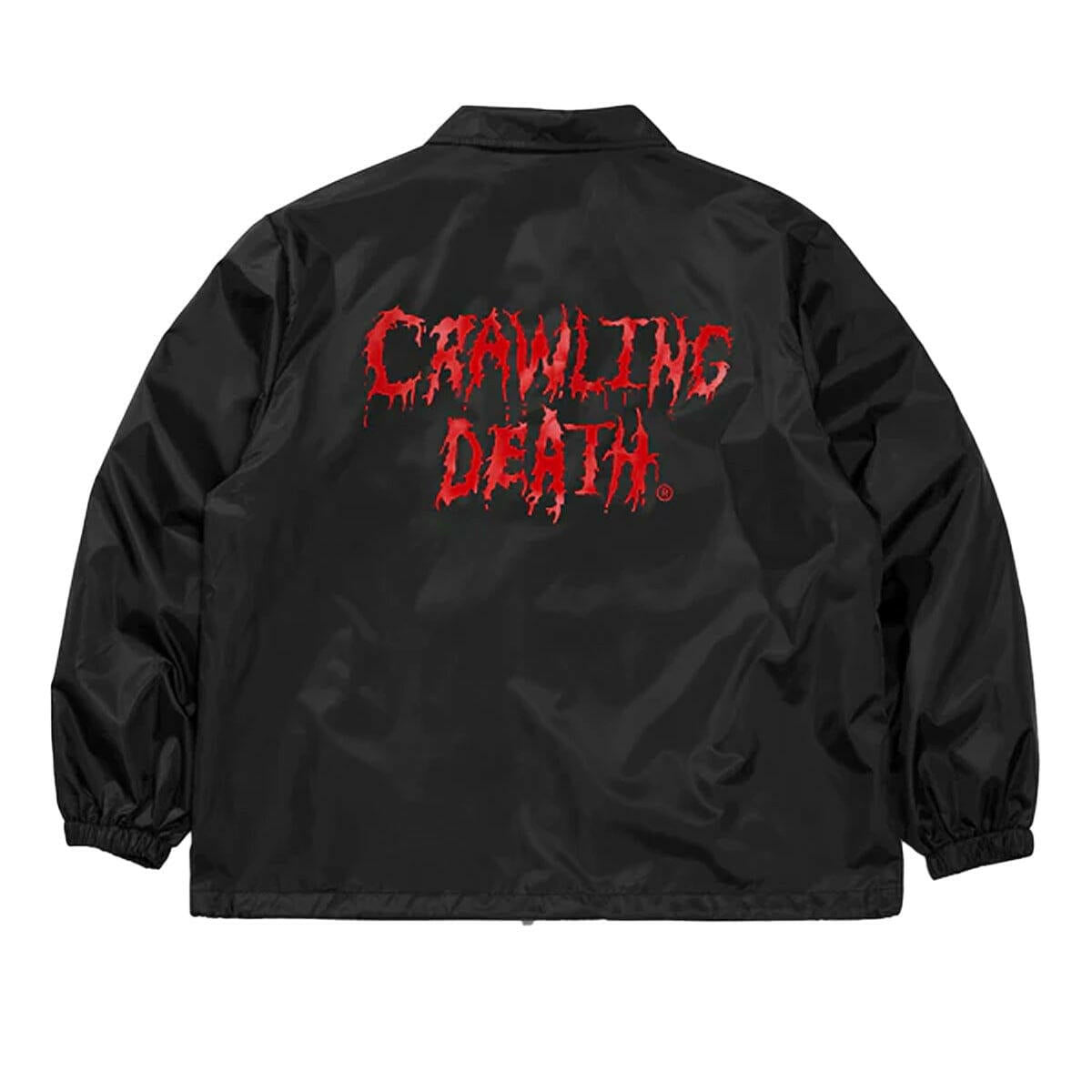Crawling Death - Cannibal Logo Coaches Jacket Black.