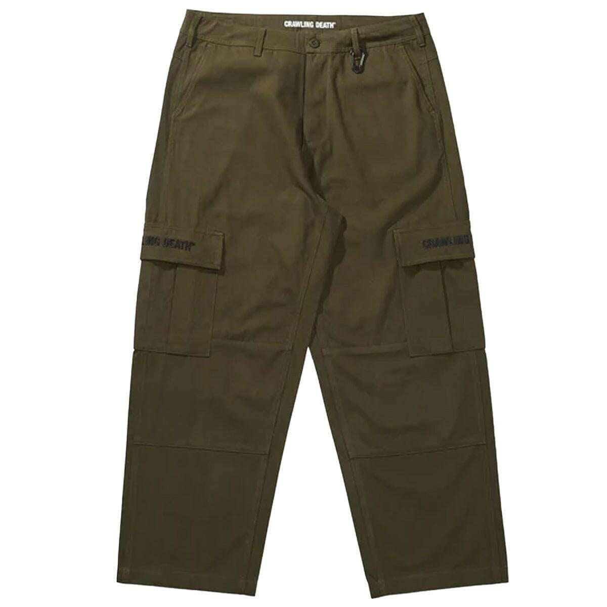 Crawling Death - Cargo Pants Army Green.