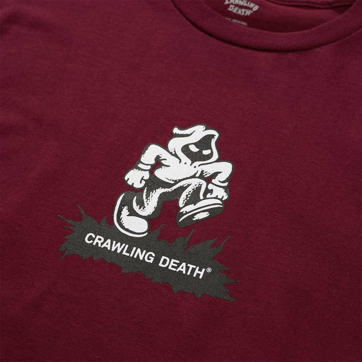 Crawling Death - Dan Coy Tee Burgundy.
