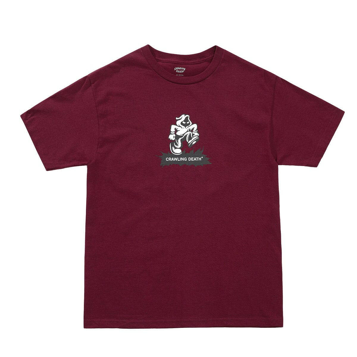 Crawling Death - Dan Coy Tee Burgundy.