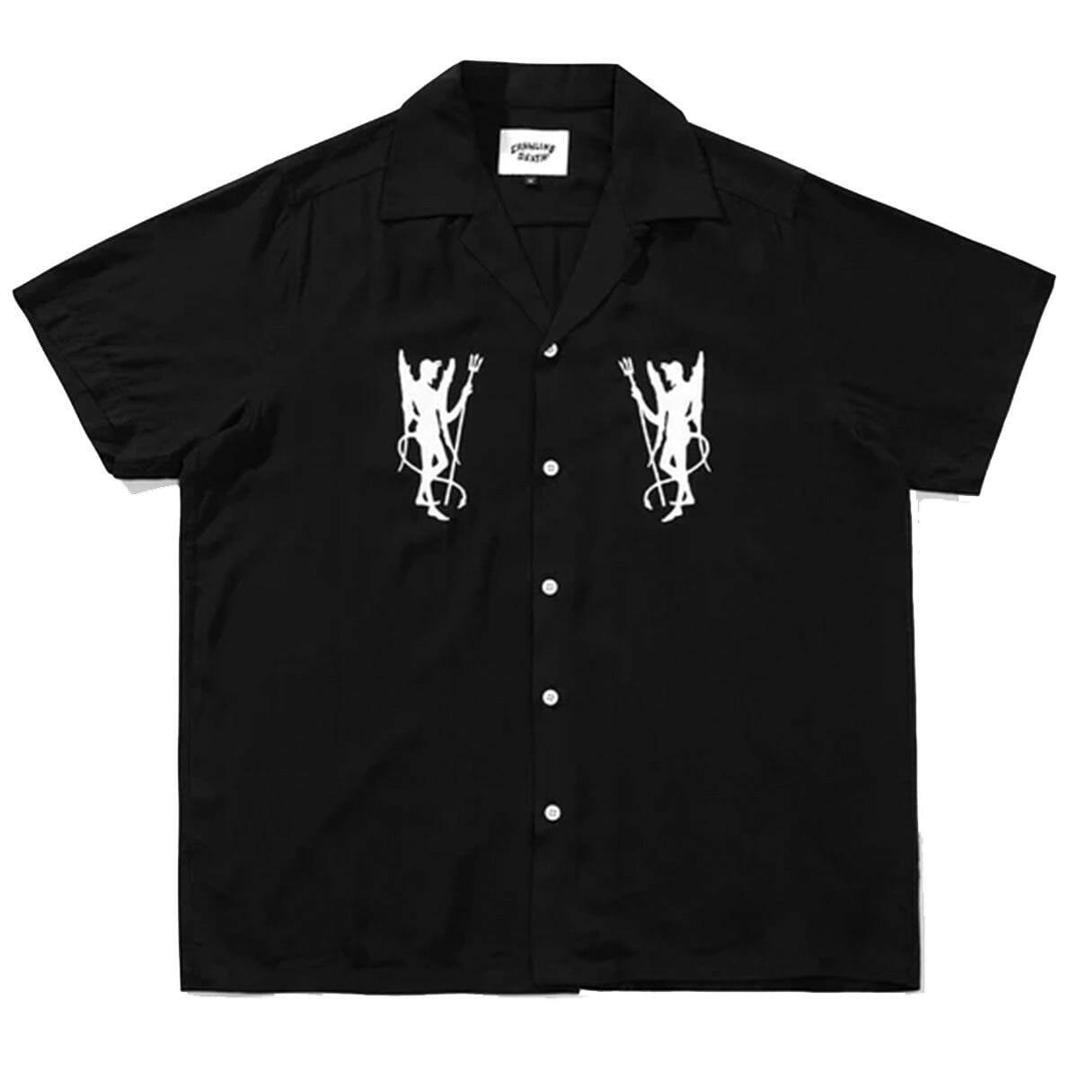 Crawling Death - Devils Embroidered Shirt Black.