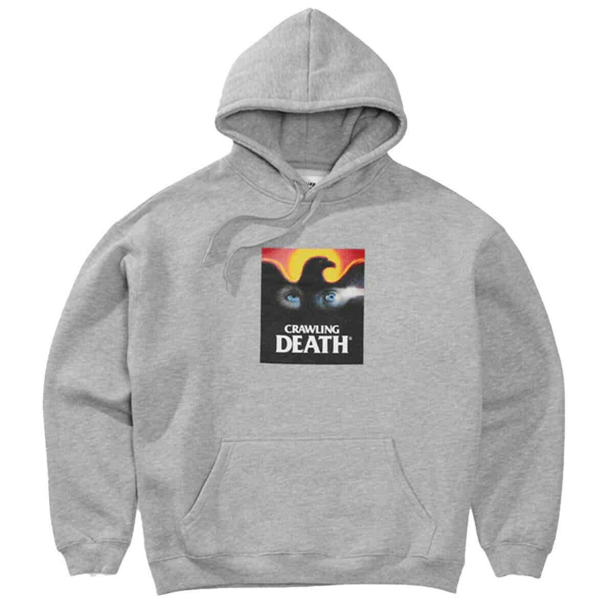Crawling Death - Eagle Eyes Heavyweight Hoodie Grey.