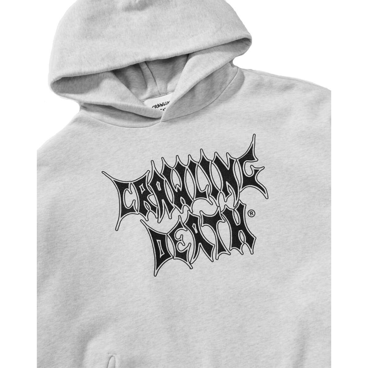 Crawling Death - Metal Outline Hoodie Grey.