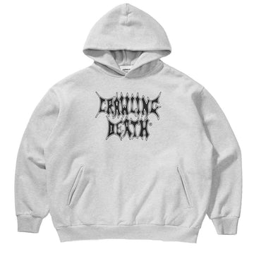 Crawling Death - Metal Outline Hoodie Grey.