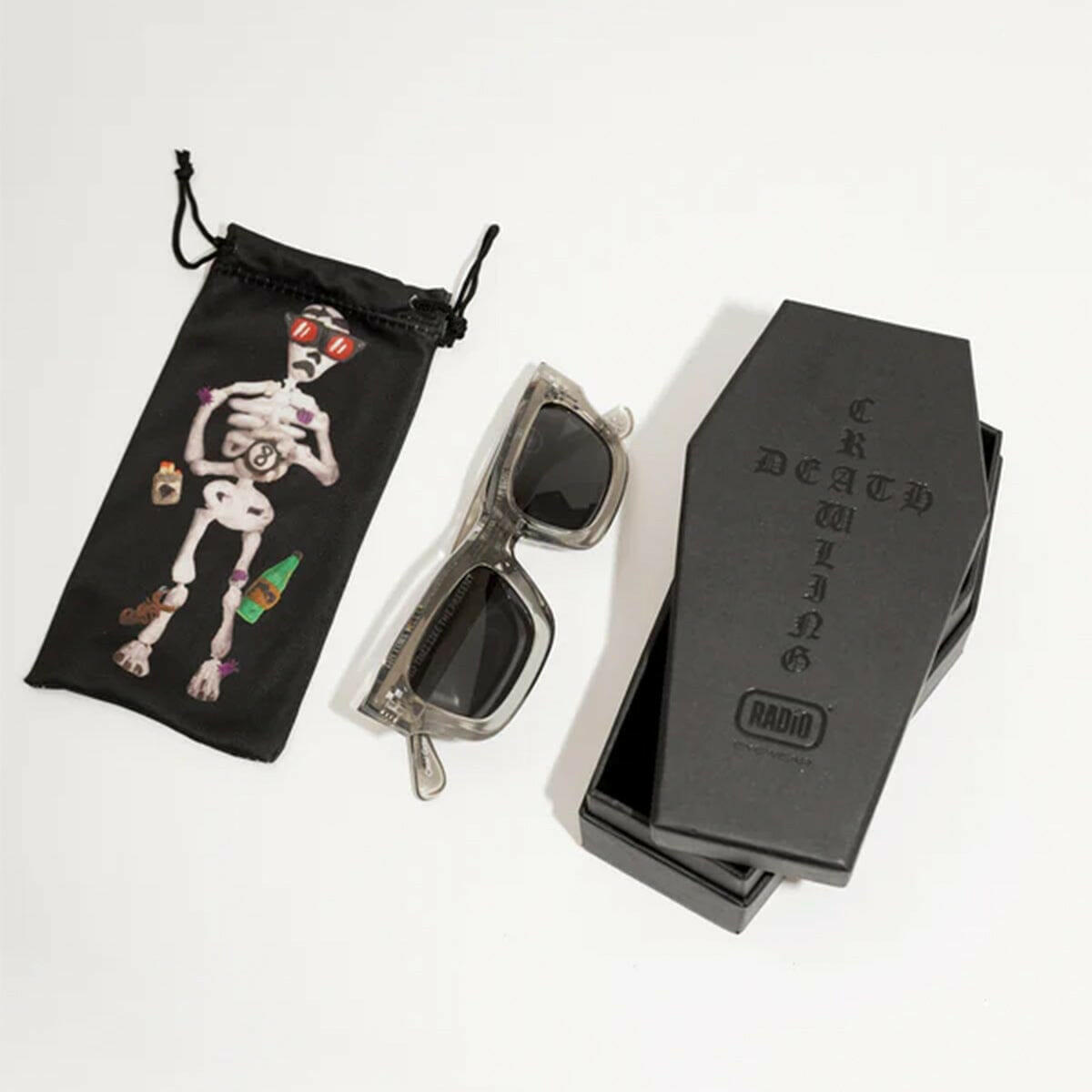 Crawling Death - X Radio Eyewear Clear/Grey.