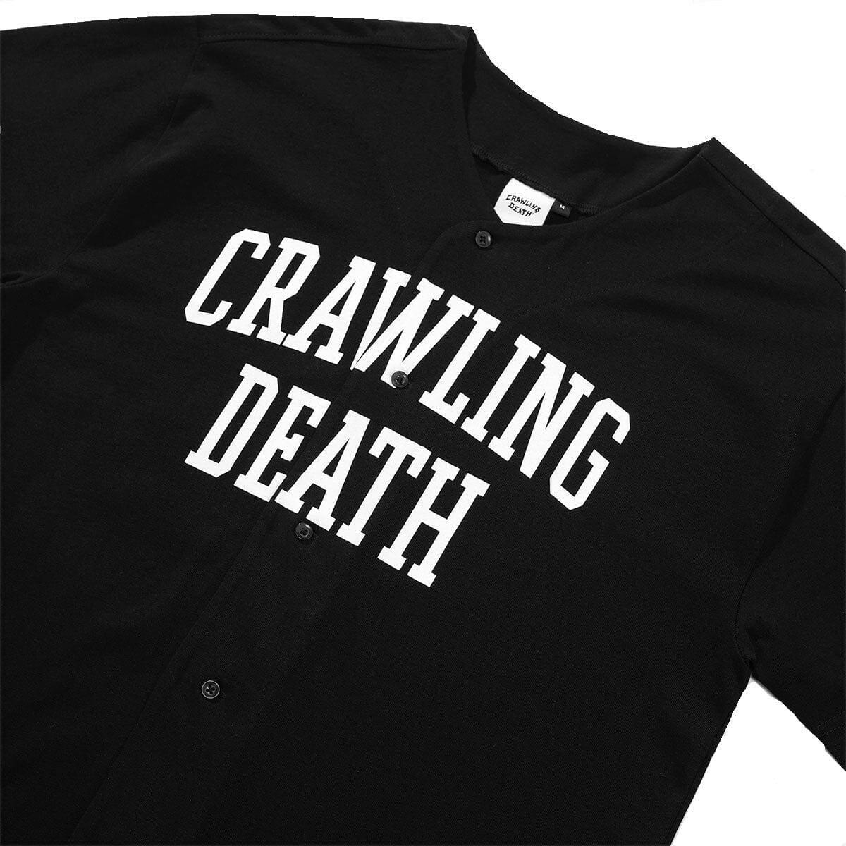Crawling Death - Since Thirteen Baseball Jersey Black.
