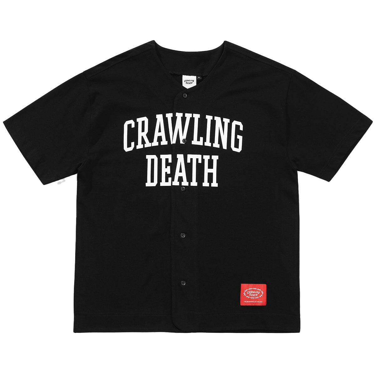 Crawling Death - Since Thirteen Baseball Jersey Black.