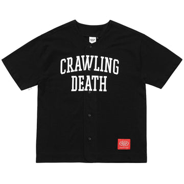 Crawling Death - Since Thirteen Baseball Jersey Black.