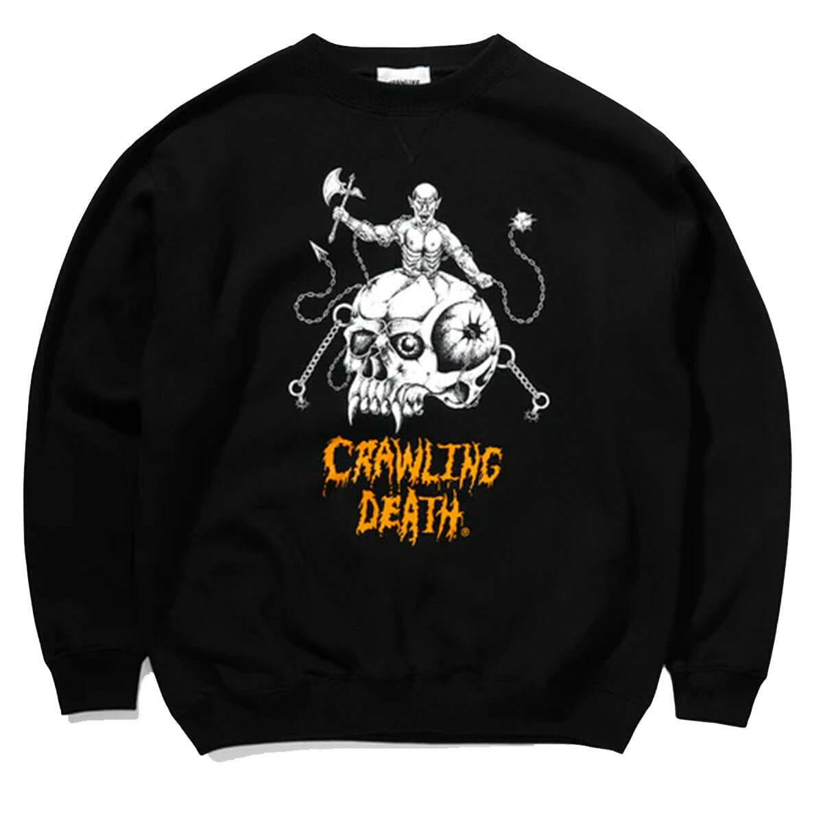 Crawling Death - Skull Fighter Crew Black.