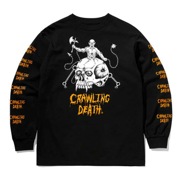 Crawling Death - Skull Fighter L/S Tee Black.