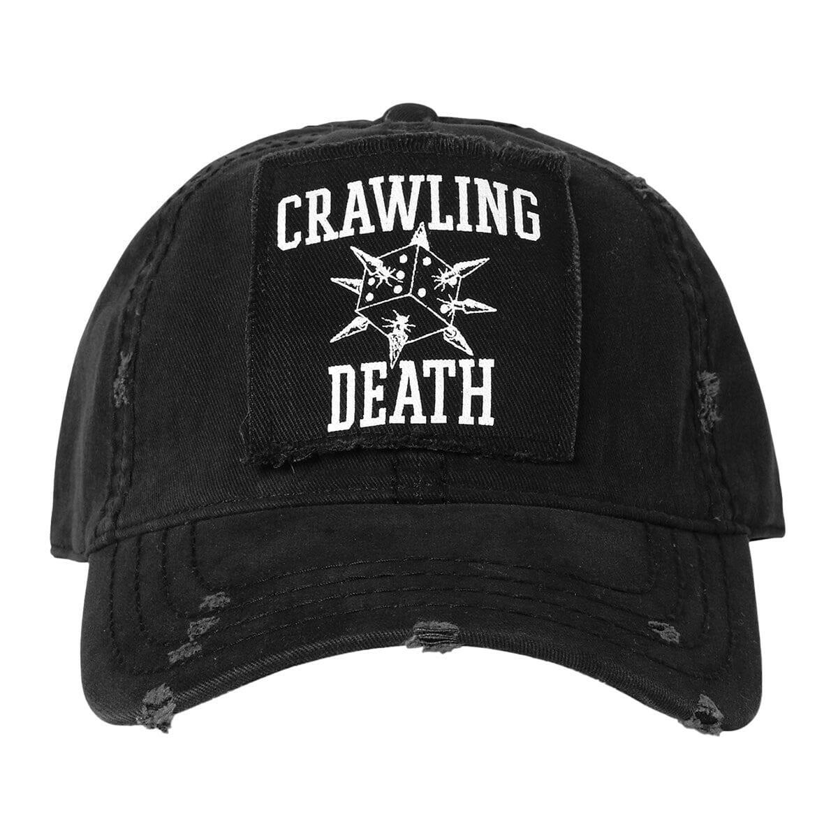 Crawling Death - Spike Dice Distressed Cap Black.