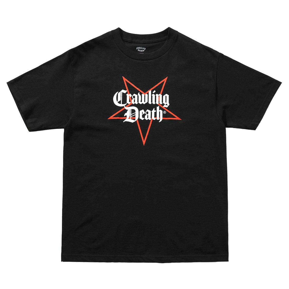 Crawling Death - Star Logo Tee Black.