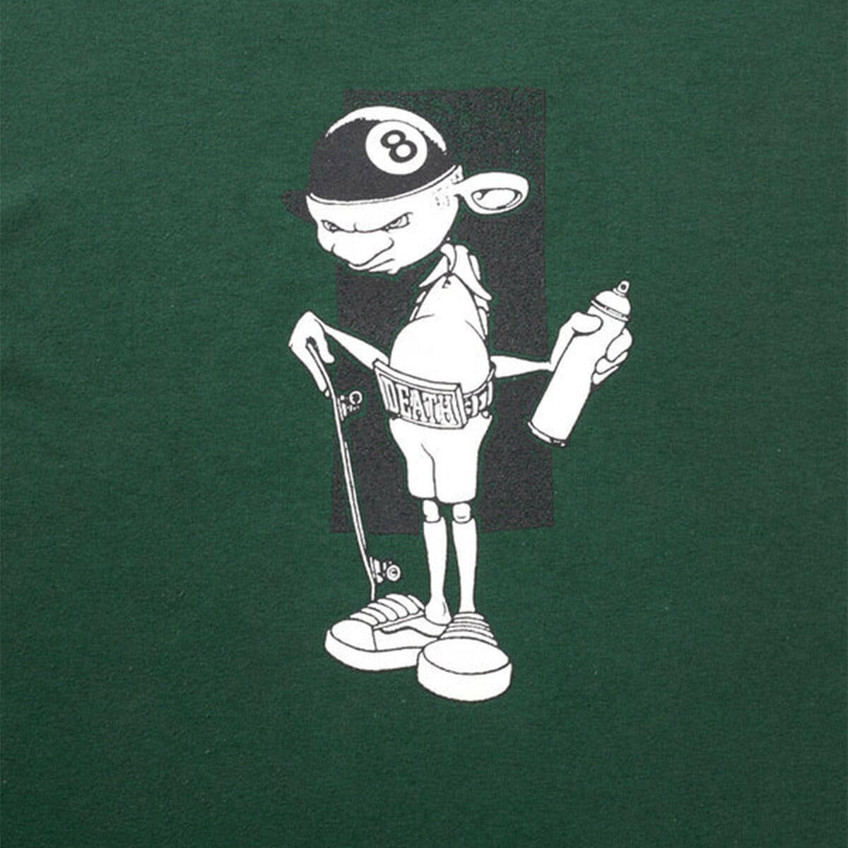 Crawling Death - Think Death Tee Green.