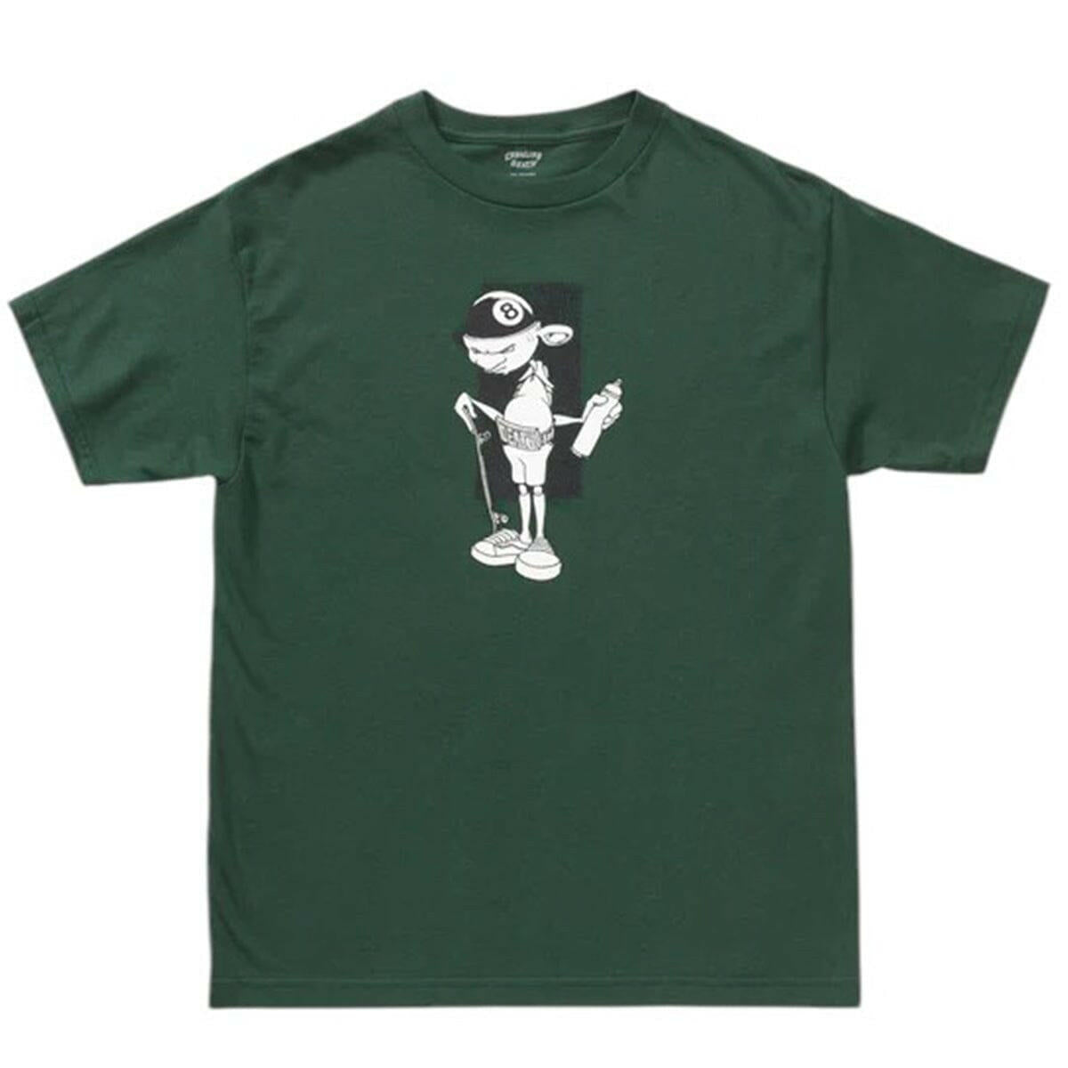 Crawling Death - Think Death Tee Green.