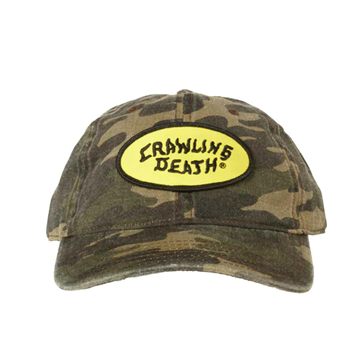 Crawling Death - Washed Camo Patch Cap.