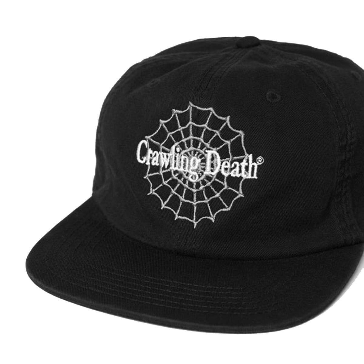 Crawling Death - Web Logo Embroidered Cap Black.