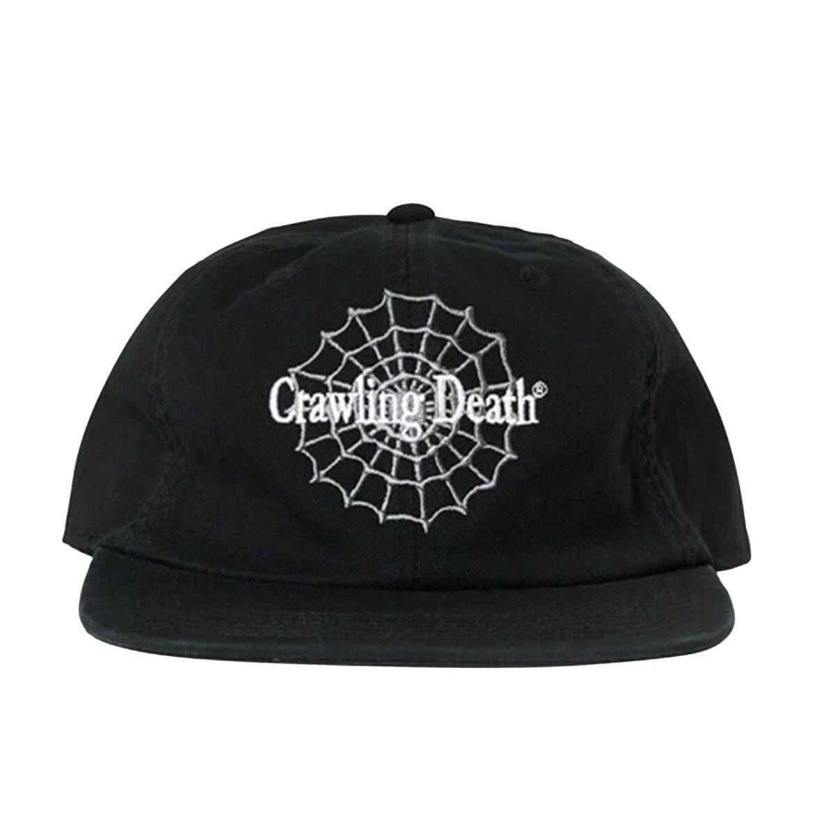 Crawling Death - Web Logo Embroidered Cap Black.